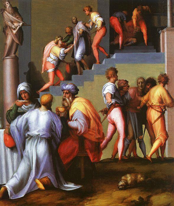 Jacopo Pontormo Punishment of the Baker china oil painting image